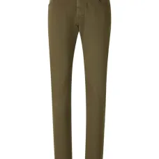 Джинсы с вышитым логотипом