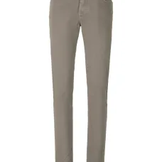 Джинсы с вышитым логотипом