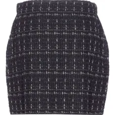 Твидовая юбка мини Твидовая юбка мини