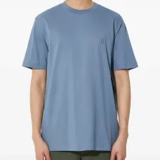 Футболка с короткими рукавами и вышитым логотипом