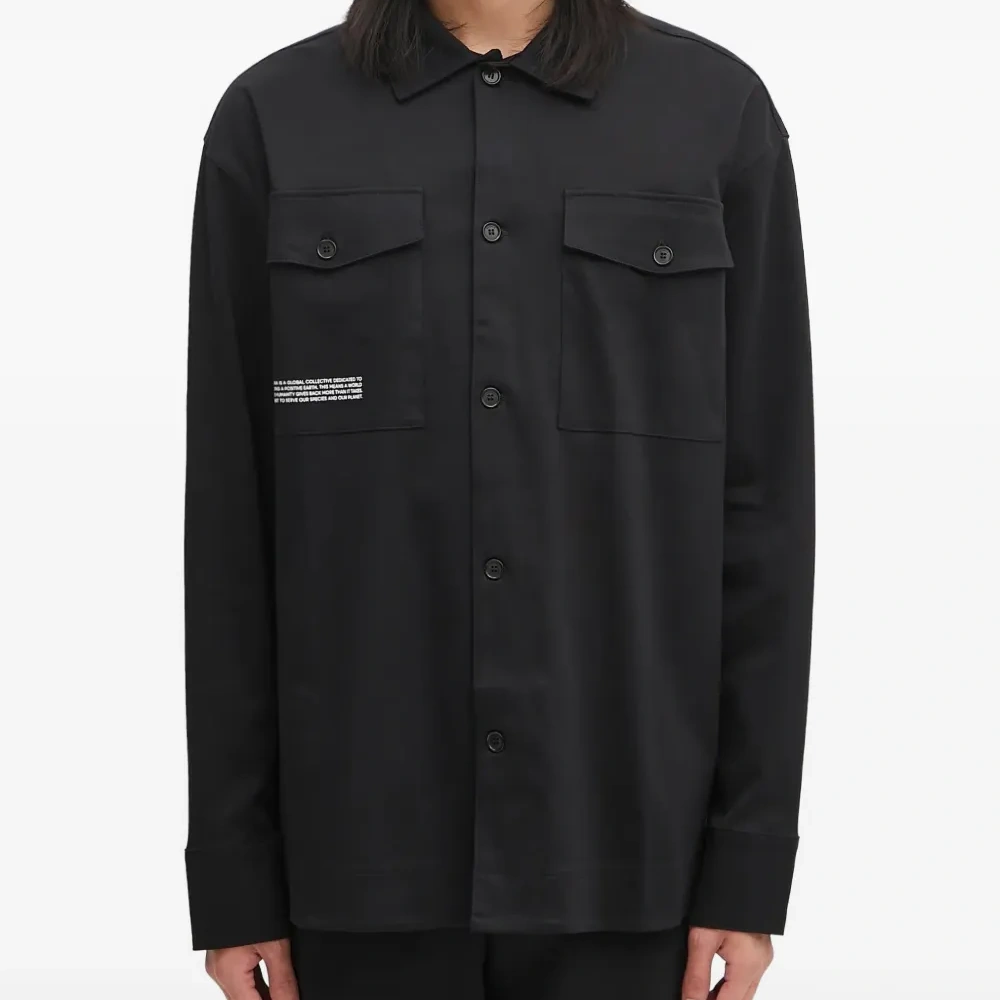 Рубашка на пуговицах с нагрудным карманом