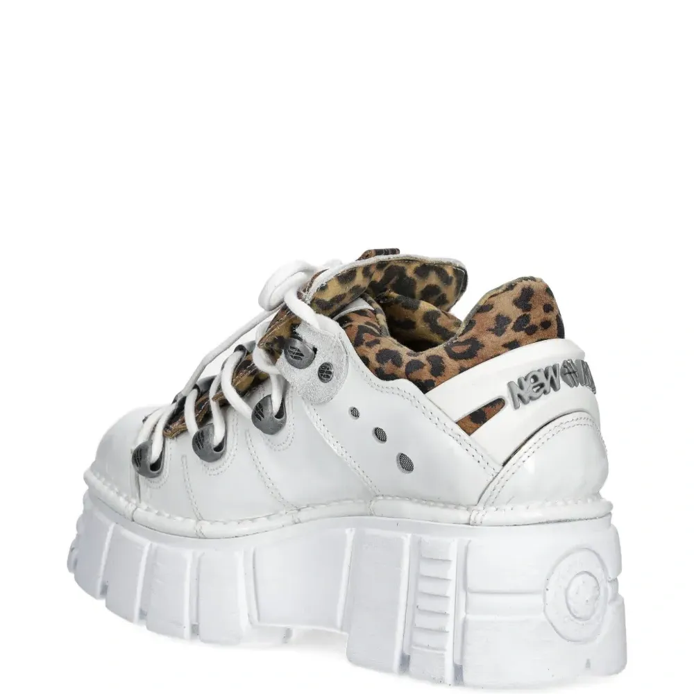 Кеды на платформе с леопардовым принтом Кеды на платформе с леопардовым принтом