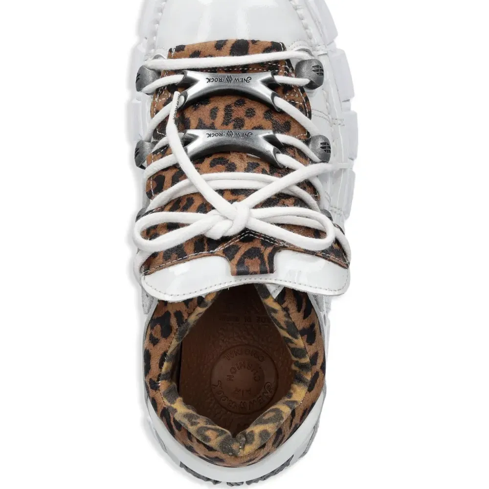 Кеды на платформе с леопардовым принтом Кеды на платформе с леопардовым принтом