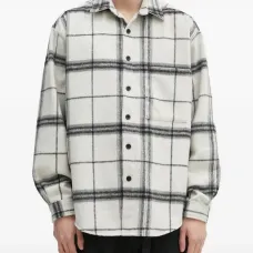 Фланелевая рубашка в клетку