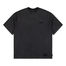 Футболка с круглым вырезом и выцветшим эффектом