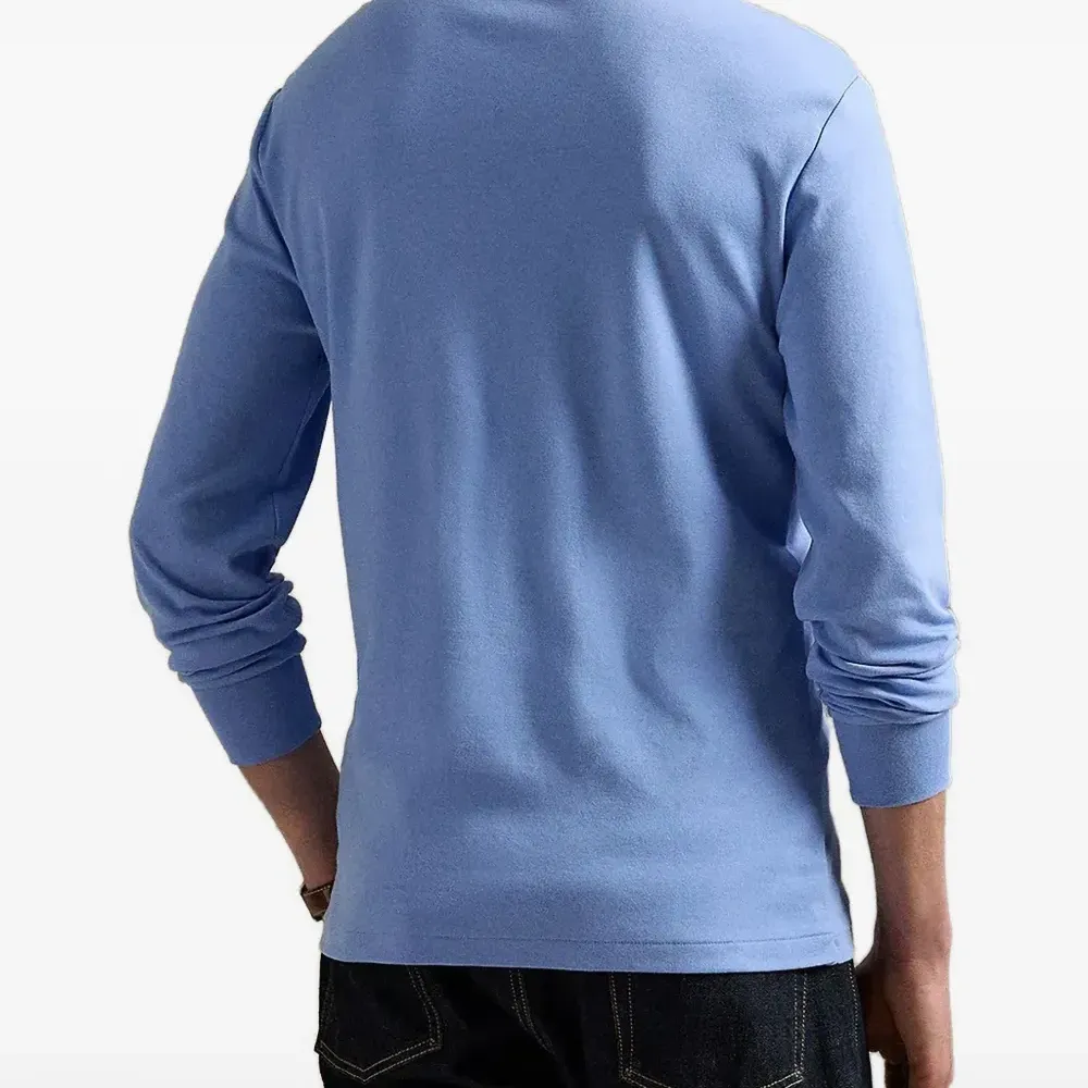 Футболка с длинными рукавами и вышитым логотипом