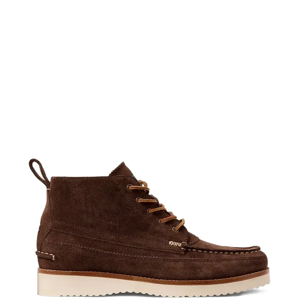 Мокасины-ботинки на шнуровке