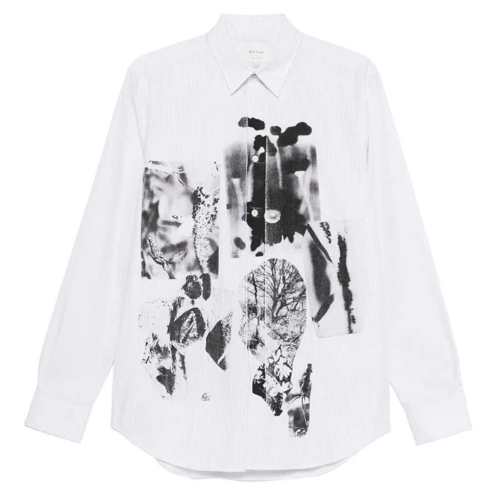 Рубашка с графическим принтом