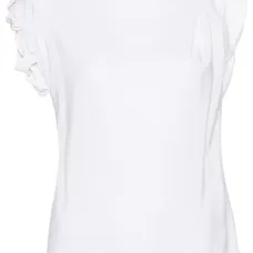 Блузка без рукавов с драпировкой Блузка без рукавов с драпировкой