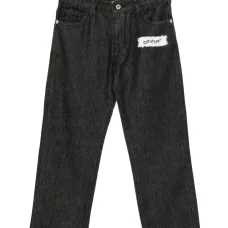 Джинсы с нашивкой-логотипом Джинсы с нашивкой-логотипом