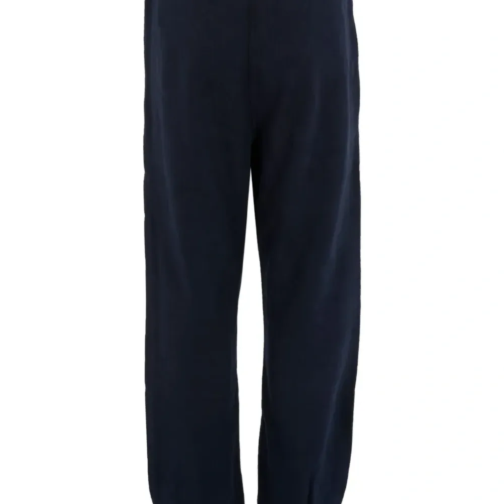 Брюки с манжетами и вышитым логотипом