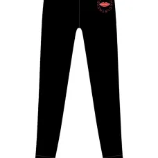 Леггинсы с принтом губ