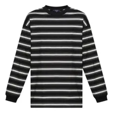 Полосатая футболка с длинными рукавами Полосатая футболка с длинными рукавами