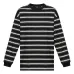 Полосатая футболка с длинными рукавами Полосатая футболка с длинными рукавами