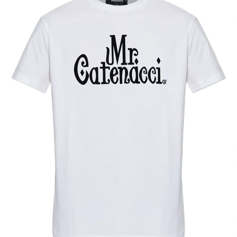 Футболка с принтом-текстом