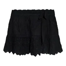 Юбка с вышивкой и оборками