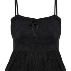 Вышитый топ с рюшами