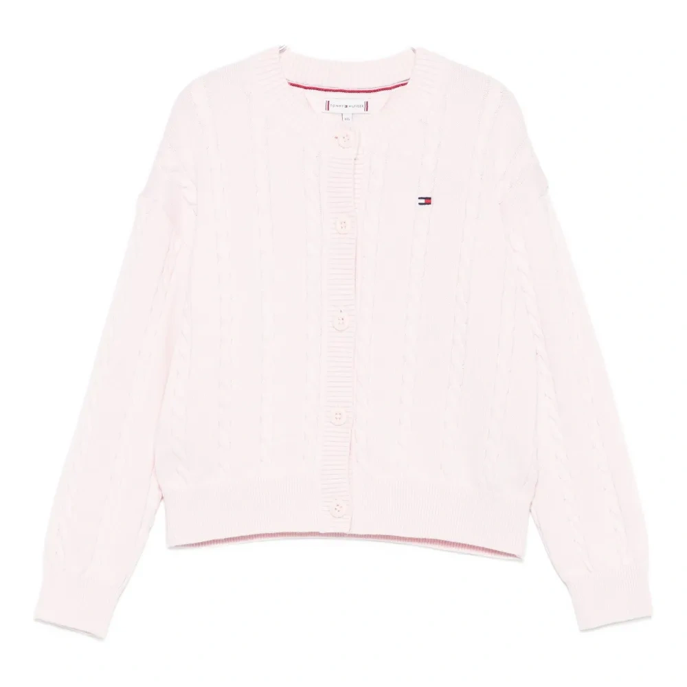 Кардиган с косами