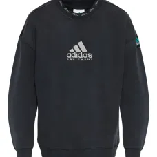 Свитшот с круглым вырезом и нашивкой с логотипом