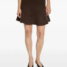 Мини-юбка в рубчик