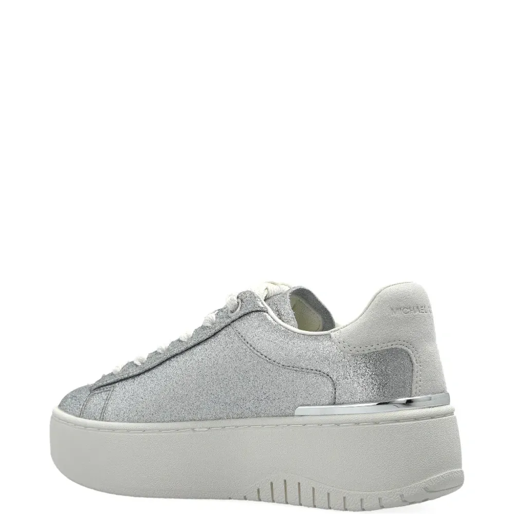 Кроссовки с логотипом и блестящим декором