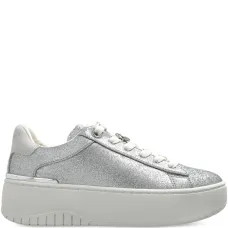 Кроссовки с логотипом и блестящим декором