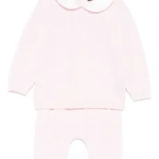 Кабельные трикотажные брюки (набор из двух)