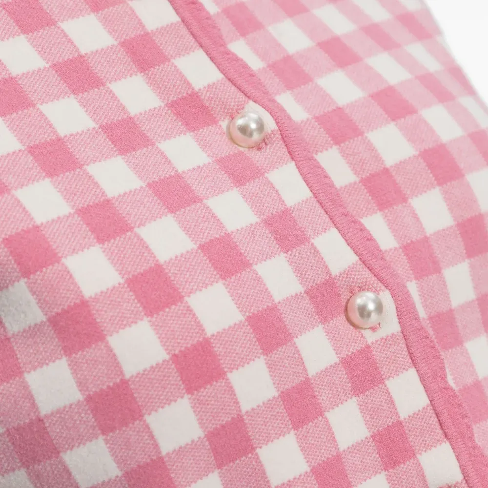 Кардиган с жемчужными пуговицами