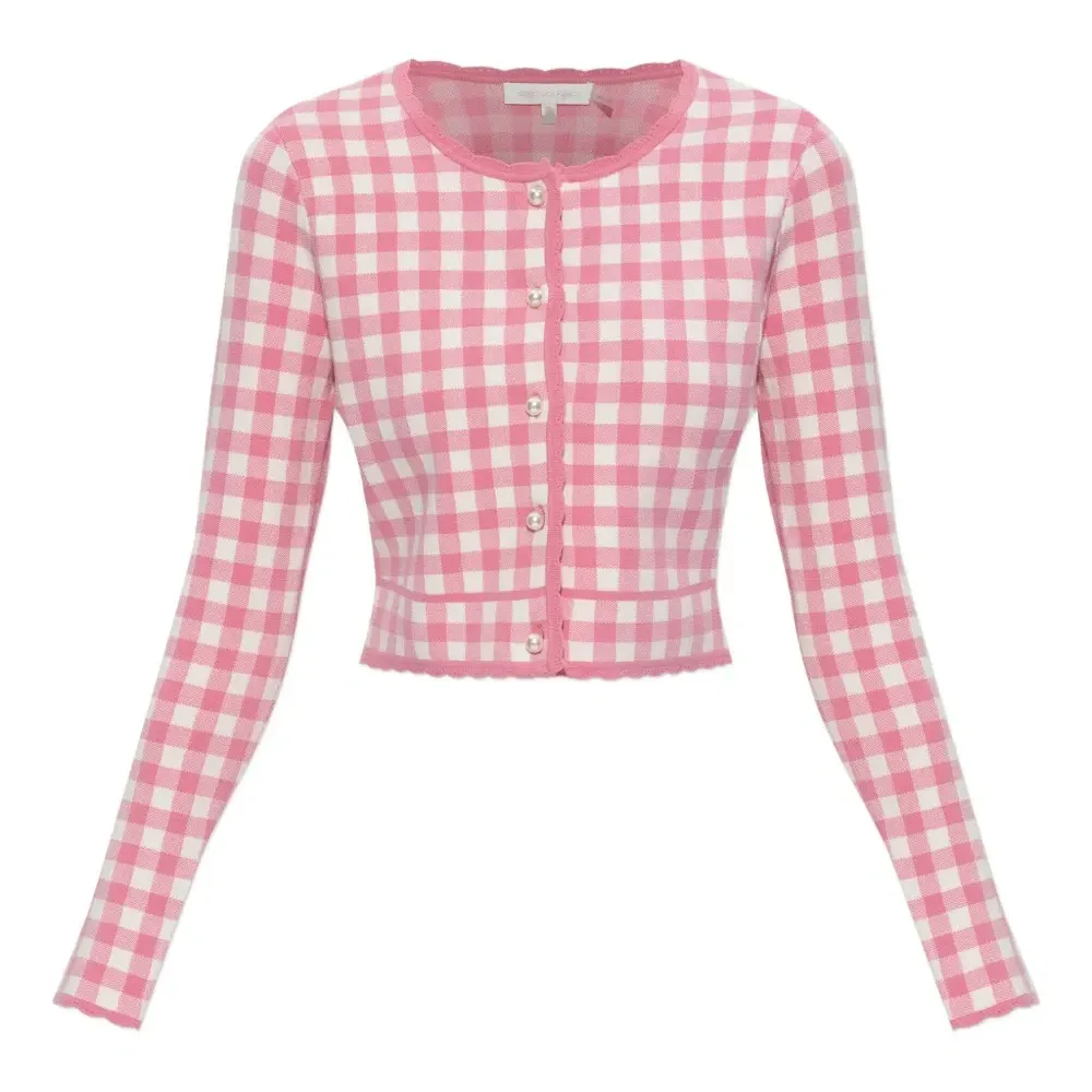 Кардиган с жемчужными пуговицами