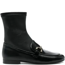 Ботильоны-носки с пряжкой