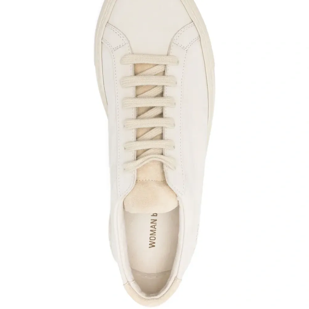 Кожаные кроссовки