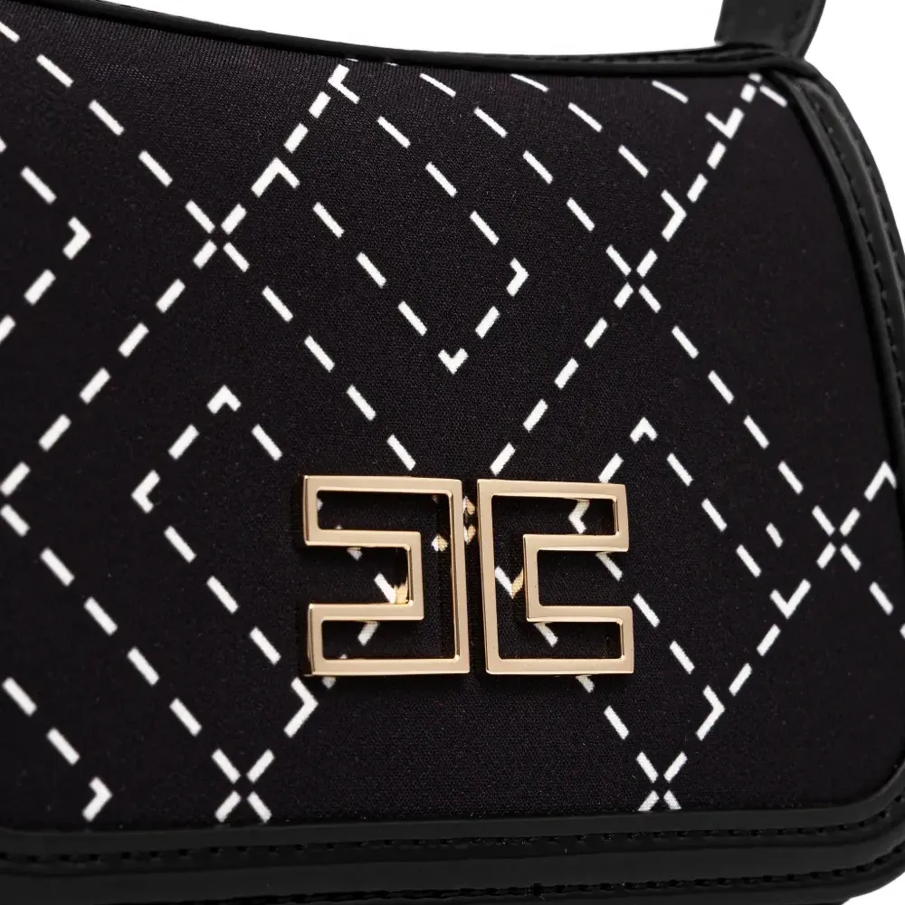 Сумка с геометрическим логотипом