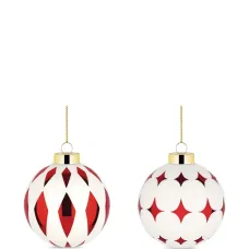 Набор из двух украшений с узором Набор из двух украшений с узором