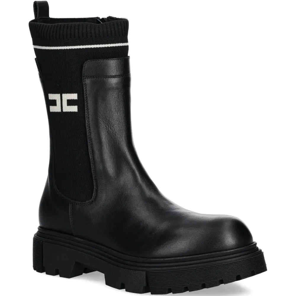 Ботинки в рубчик с логотипом