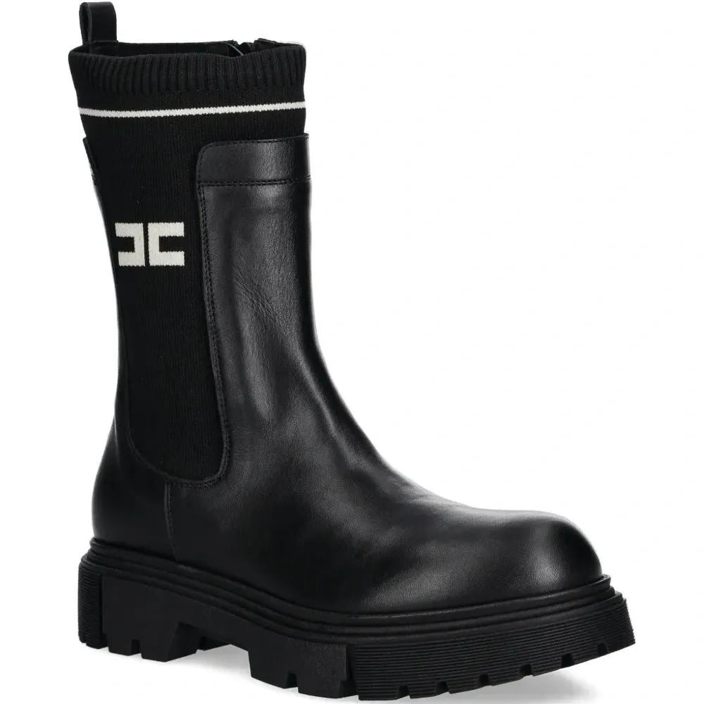 Ботинки в рубчик с логотипом