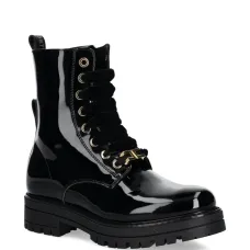 Ботинки на шнуровке с цепочкой