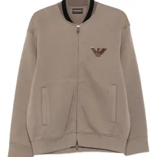 Куртка на молнии с отделкой в виде орла