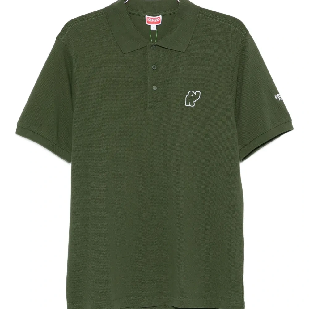 Поло с вышивкой в виде слона