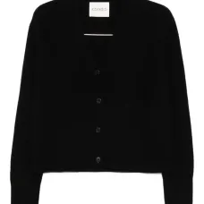 Кардиган из ребристой шерсти