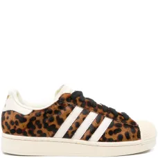 Кроссовки Superstar с леопардовым принтом
