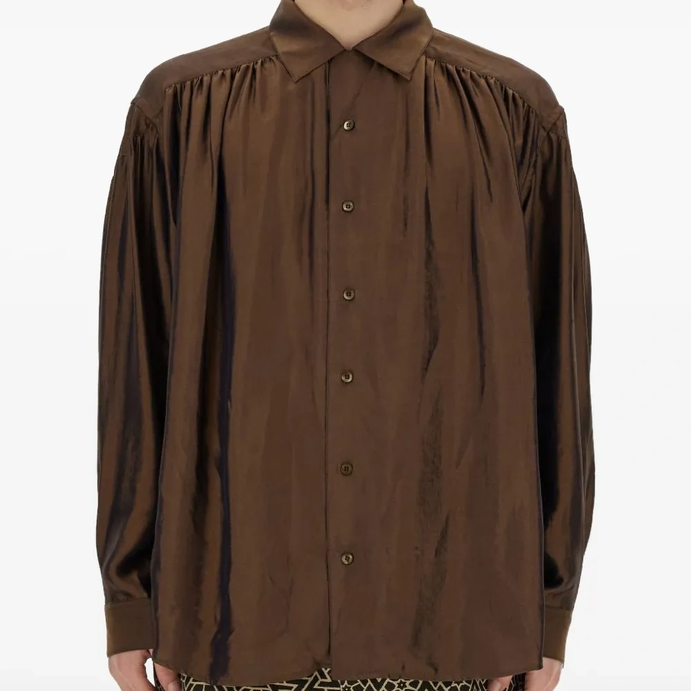 Рубашка со сборками