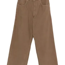 Вельветовые джинсы широкого кроя