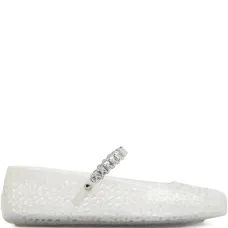 Балетки, украшенные кристаллами