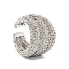 Серьга с кристаллами