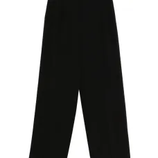 Брюки с высокой талией и прямыми штанинами