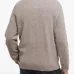 Меланжевый свитер на молнии до половины