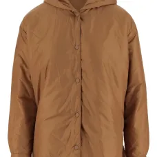 Куртка на пуговицах с капюшоном