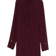 Платье-рубашка с длинными рукавами