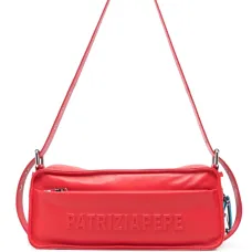 Сумка на плечо с тисненым логотипом