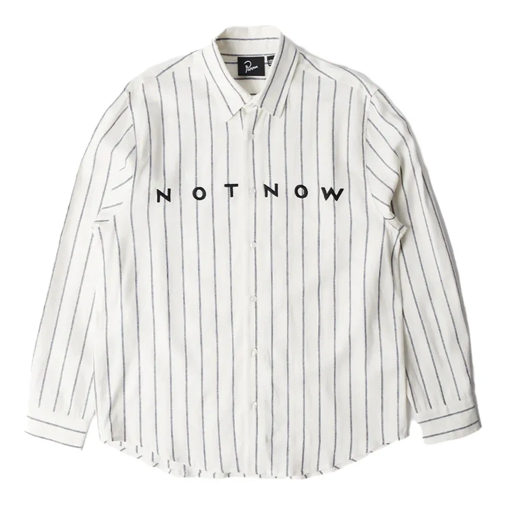 Полосатая рубашка Not Now с длинными рукавами